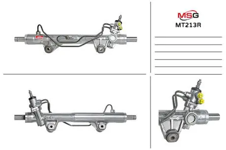 Рулевая рейка с ГУР восстановленная MITSUBISHI PAJERO SPORT 2015-, L200 2015-;FIAT FULLBACK 2016- MSG MT213R