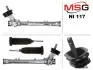 Рулевая рейка без ГПК новая NISSAN TIIDA 2007-2014 MSG NI117 (фото 1)