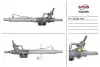 Рульова рейка з ГПК відновлена NISSAN NAVARA (D40) 05-,PATHFINDER (R51) 05- MSG NI239R (фото 2)