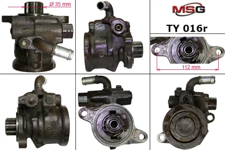 Насос ГУР восстановленный TOYOTA HIACE IV 01-06 MSG TY016R