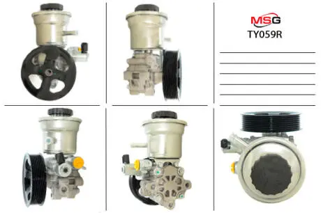 Насос ГУР восстановленный TOYOTA LAND CRUISER 150 (KDJ15_, GRJ15_) 10- MSG TY059R