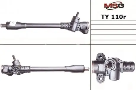 Рулевая рейка без ГПК восстановлена TOYOTA ECHO (SCP1_, NLP1_, NCP1_) 99-05,VITZ (SCP1_, NLP1_, NCP1_) 99-05 MSG TY110R