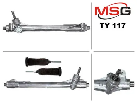 Рулевая рейка без ГПК новая TOYOTA RAV4 (XA40) 12-; LEXUS NX (Z10) 14- MSG TY117