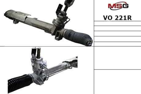 Рулевая рейка с ГУР восстановленная VOLVO XC90 2006- MSG VO221R