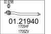 Проміжна труба вихл. системи MTS 01.21940 (фото 1)