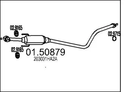 Tіumik њrod. NISSAN MICRA IV 1.4 MTS 0150879