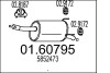 Глушник вихлопних газів (кінцевий) MTS 0160795 (фото 1)