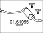 Глушитель выхлопных газов (конечный) MTS 0161055 (фото 1)