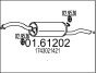 Глушник вихлопних газів (кінцевий) MTS 0161202 (фото 1)