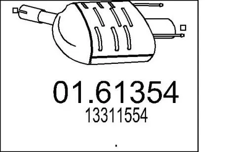 Tіumik koсc. INSIGNA 1.8 MTS 0161354