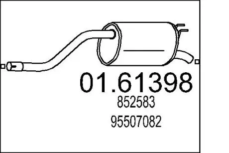 Автозапчасть MTS 0161398