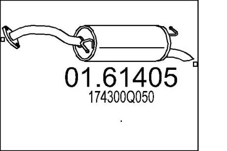 Автозапчасть MTS 0161405