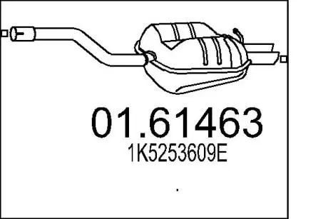 Автозапчасть MTS 0161463