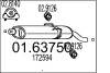 Глушник вихлопних газів (кінцевий) MTS 0163750 (фото 1)