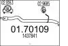 Rura koсc. FORD TRANSIT CONNECT 1.8 TDCI MTS 0170109 (фото 1)
