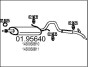 Глушитель выхлопных газов (конечный) MTS 0195640 (фото 1)
