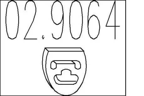 Резиновый крепежный элемент MTS 02.9064