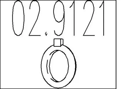 Резиновый крепежный элемент MTS 02.9121