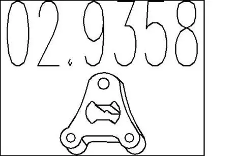Резиновый крепежный элемент MTS 02.9358