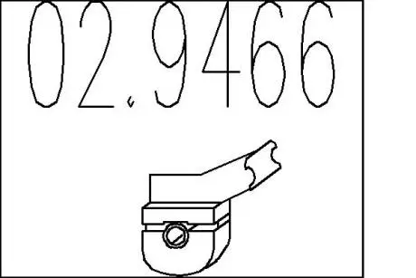 Гумовий елемент кріплення MTS 02.9466