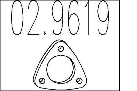 Прокладка вихлопної системи MTS 029619