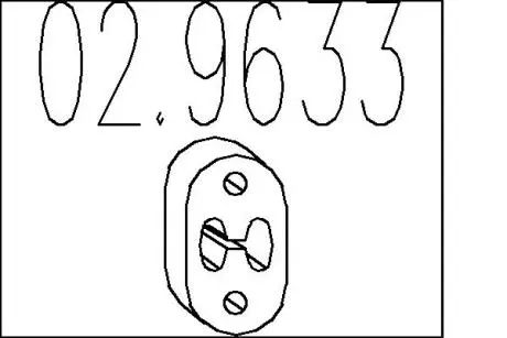 Резиновый крепежный элемент MTS 02.9633
