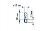 Автолампа 24V 1.2W W2x4.6d (в щиток устройств) NARVA 170403000 (фото 2)