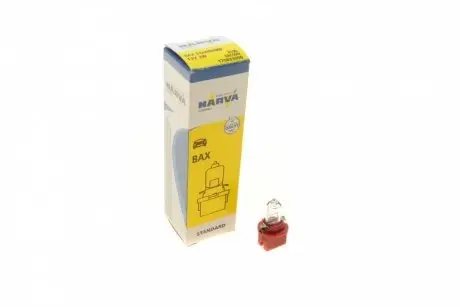 Лампа БЦ 12V 3W Bax10d з патроном NARVA 170833000