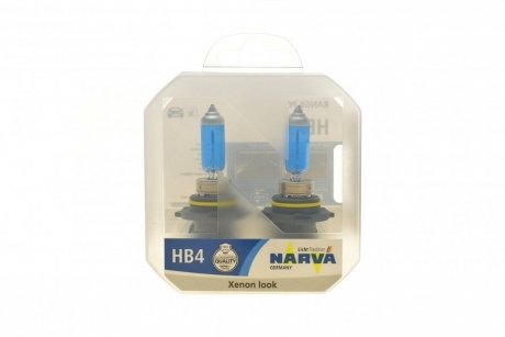 Автолампа HB4/9006 12V 55W P22d Range Power White (4500K) (к-кт 2шт).) NARVA 486262100