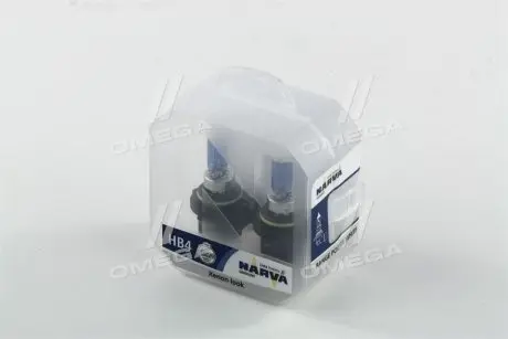 Лампа накаливания TWIN SET HB4 12V 55W RANGE POWER WHITE (выр-во) NARVA 48626S2