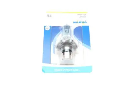 Автолампа H4 12V 60/55W P43t Range Power Blue+ (3700K) (блистер/ 1шт)) NARVA 486774000