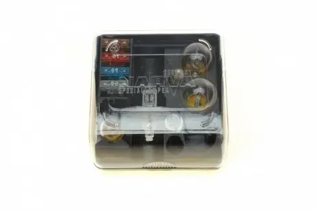Комплект лампочек H1 12V (P21/4W, P21W, R5W, C5W T4W + 4 предохранителя) NARVA 983043000