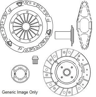 Комплект зчеплення MINI 06-10 (228mm) National CK10036
