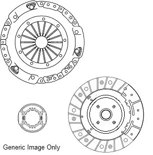 Комплект зчеплення HYUNDAI i40 11-19 (236mm) National CK10233