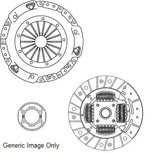 Комплект зчеплення з вижимним HONDA CR-V II 2.0 01-07 (230mm) National CK10239