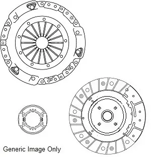Комплект зчеплення Ford Ranger/B-serie 2.5D 99-06 National CK10465