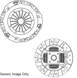Комплект сцепления Astra G/Vectra B 2.0DTI 97-05 (230mm) National CK9661