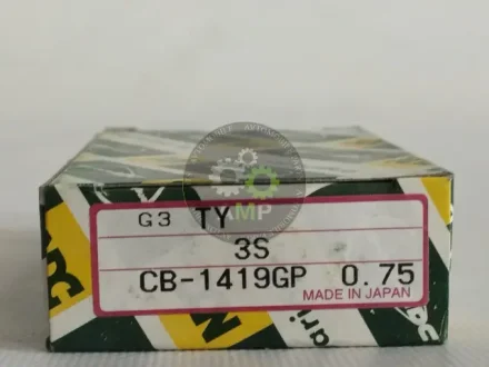 Вкладиші шатунові +0.75mm (к-кт на мотор) Toyota 1S, 2S, 3S, 4S, 5S NDC CB1419GP-075