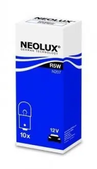 Автолампа R5W BA15s 5 W белая NEOLUX N207