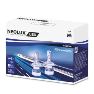 Комплект ламп (2шт.) LED H4 14W 12V P43T FS2 6000К NEOLUX N472DWB