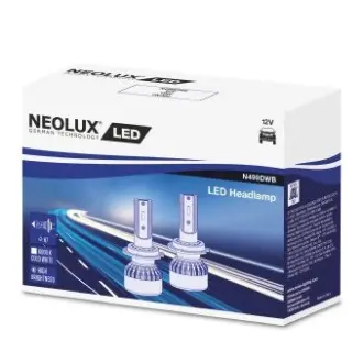 Комплект ламп (2шт.) LED H7 18W 12V PX26D FS2 6000К NEOLUX N499DWB