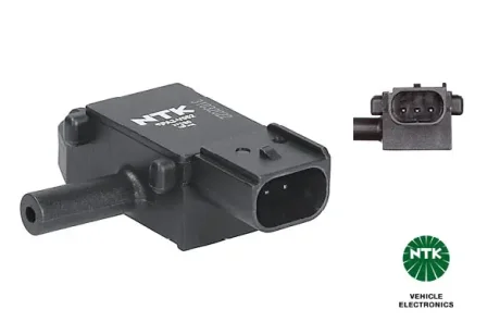 Датчик тиску вихлопних газів (кількість контактів: 1/3) FORD B-MAX, ECOSPORT, FIESTA VI, FOCUS III, TOURNEO COURIER B460, TRANSIT COURIER B460, TRANSIT COURIER B460/MINIVAN 1.5D/1.6D 02.10- NGK 77330