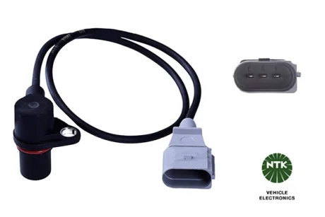 Датчик положення колінчастого вала AUDI A3, A4 B5, A4 B6, A4 B7, A6 C5, A6 C6, A8 D2, ALLROAD C5, TT, SEAT ALHAMBRA, CORDOBA, IBIZA II, LEON, TOLEDO II, SKODA FABIA I 1.0-4.0 03.94-12.13 NGK 81042