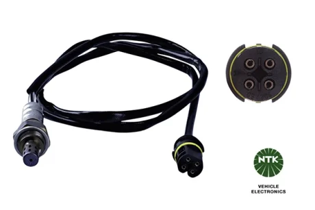 Лямбда-зонд (кількість дротів 4, 1150мм) MERCEDES C T-MODEL (S202), C (W202), CLK (A208), CLK (C208), E T-MODEL (S210), E (VF210), E (W210), M (W163), S (C215), S (W220, V220) 1.8-6.0 09.89-07.06 NGK 97381