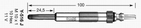 Свічка розжарювання NGK DPOWER12