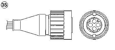 Лямбда-зонд NGK OZA660EE14 (фото 1)