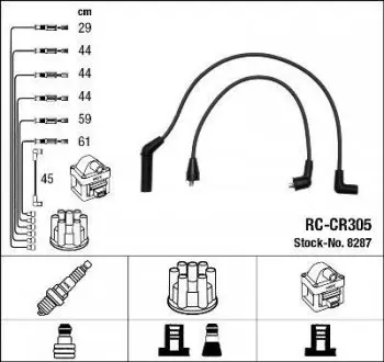 Высоковольтные провода (набор) NGK RCCR305