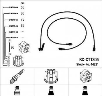 Проволока зажигания, набор NGK RCCT1305