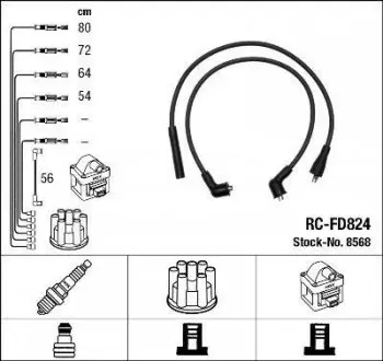 Проволоки зажигания NGK RCFD824