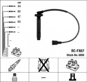 Проволока зажигания, набор NGK RCFX67